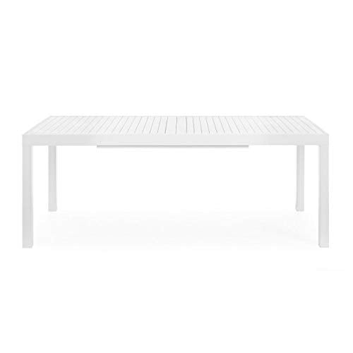 Bizzotto Tavolo Egil 200-300x100 Alluminio Bianco cod.0662169