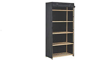 Hanper - Armadio in tessuto a 4 strati, per campeggio, con asta appendiabiti, 79 x 40 x 170 cm