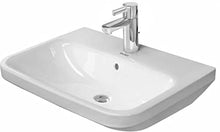 Lavabo Duravit DuraStyle 60cm con troppopieno, con Panca per Rubinetto, 3 Fori per Rubinetto, colorazione: Bianco con Wondergliss - 23196000301