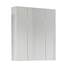 trendteam smart living Armadietto con Specchio, Bianco, 60 x 74 x 18 cm