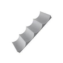 Hemoton - Porta vino in stile europeo, in plastica, con visualizzazione di bottiglie di vino, impilabile, impilabile, per armadietti da cucina, colore: grigio scuro