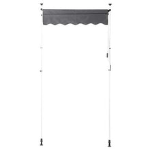 Emoshayoga Tende da Esterno per Porte e finestre Facile da Montare Tenda da Giardino 2,5x1,2 m per Giardino, Balcone, Cortile(Gray)