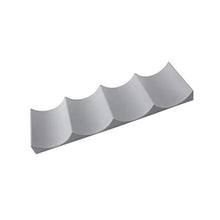 Hemoton - Porta vino in stile europeo, in plastica, con visualizzazione di bottiglie di vino, impilabile, impilabile, per armadietti da cucina, colore: grigio scuro
