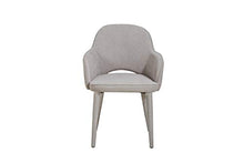 Sedia Cassiopea Beige, in Metallo e Tessuto - per Ufficio, Soggiorno, Sala da Pranzo, Cucina, Camera da Letto. Sedia con Struttura in Metallo. Altezza Seduta: 48 cm. profondità Seduta: 49 cm