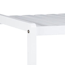 Relaxdays Scaffale da Bagno, in Bambù, Ripiani Portaoggetti, Mobiletto Salvaspazio, 80x34,5x33 cm, Mobile Cucina, Bianco
