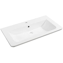 FACKELMANN - Set di mobili da bagno luminosi, 4 pezzi, lavandino, 80 cm e armadietto a LED