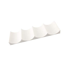 BESTOZNON Portabottiglie in plastica Stile Europeo Bottiglia di Acqua Display Mat Vino Titolare organizzatore di stoccaggio per Ripiani Cucina dispensa Frigorifero (Bianco)