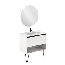 Amizuva Yoko Mobile da bagno, in legno, 80 cm, 3 pezzi