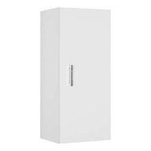 ODESSA Pensile 30 - Mobile Sospeso Pensile Bagno - 1 Anta Reversibile - Colore a Scelta. (Bianco Effetto Lucido)