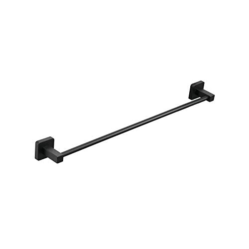Porta asciugamano da bagno/cucina accessori portasciugamani Hanger 50 cm in acciaio INOX nero pittura Leekayer