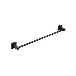 Porta asciugamano da bagno/cucina accessori portasciugamani Hanger 50 cm in acciaio INOX nero pittura Leekayer