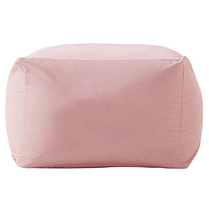 Pouf divano pigro, semplice tatami in soggiorno e camera da letto, comodo divano a sacco, poltrona a sacco in tessuto lazy bean bag, rivestimento in tela reclinabile rimovibile e lavabile.,Cherry pink