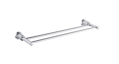MBYW Portasciugamani Moderno Minimalista Portasciugamani Elegante per Il Bagno di Moda Serie Accessori Bagno Hardware Doppio portasciugamani  Adatto per Bagno,Cucina, Ufficio o Altri luoghi