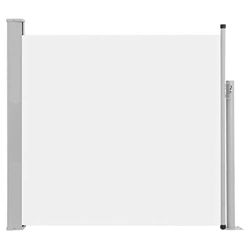 Festnight Tenda da Sole Laterale per Patio, Tende da Sole Paravento Laterale 170x300 cm Crema