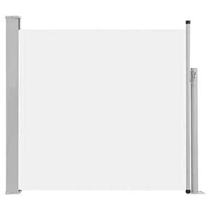 Festnight Tenda da Sole Laterale per Patio, Tende da Sole Paravento Laterale 170x300 cm Crema
