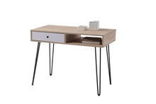 Kit Closet Mesa ORDENADOR 1 CAJÓN scrivanie Kala, Metallo, Faggio Grigio, 8950100