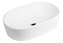 oltens Lom 40811000 - Lavandino ovale con rivestimento SmartClean, 55 x 34 cm, colore: Bianco