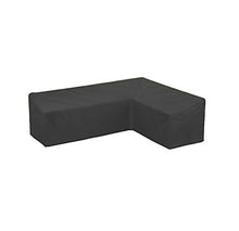 LJWLZFVT Coperture per divani da Giardino - coperture per arredo Giardino a Forma, copridivano per EsternoCopertura Mobili Giardino Impermeabile-Nero 222x286x82cm