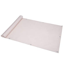 SONGMICS Frangivista per Recinzione di Giardino, 6 x 0,9 m, Paravista per Privacy in PVC Senza Viti, per Balcone Terrazzo Piscina, Color Crema GBC90JIV