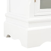 vidaXL Credenza Bianca 70x28x70 cm in Legno Massello di Pino Madia Mobile Comoda Funzionale Durevole Robusta Resistente Ampia Solida Pratica
