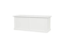 Homemania 1002_PF Cassapanca Artemide, Bianco in Legno, 120 x 42 x 50 cm