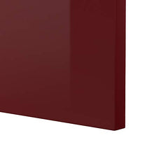 KALLARP cassetto frontale 80 x 40 cm lucido rosso scuro-marrone