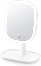 LBWARMB Trucco Specchio con luci Specchio per Trucco cosmetico Specchio da Barba per Regali a 180 Gradi Touch Touch Pulsante Portatile Portable Beauty Trucco Specchio