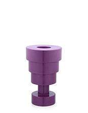 Kartell Colonna Sgabello, Tecnopolimero termoplastico colorato in Massa, Viola, 34.5 x 46 cm