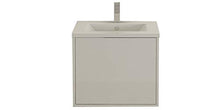 Set mobili da bagno 'Linz' bianco lucido Front Jet-Line bagno set lavabo mobili da bagno cassetto Push Open