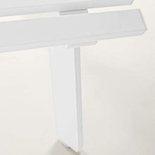 Bizzotto Panca 3 POSTI PANCHE Giardino Seduta PANCHINA Esterno Acciaio Verniciato Bianco Mali 150 CM