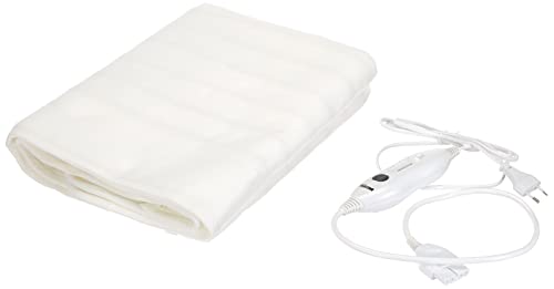 Tristar BW-4751 Coprimaterasso Termico Elettrico Singolo, Poliestere, Bianco, 150 x 70 cm