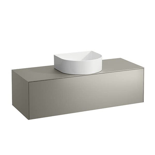 Laufen Cassettiera Running Sonar, 1 cassetto, Adatta per vaschette lavabo 812340, 812341, 812342, 812342, 812343, Apertura Centrale per lavabo, colorazione: Oro/Nero Marquina - H4054210341401