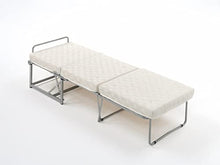 Ponti Divani - Sofia - Pouf Letto Singolo con Materasso in Poliuretano Espanso di Ottima qualità - Rete Robusta Italiana - Ecopelle