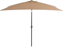 SHANCL Ombrellone Outdoor Proteggere Giardino Ombrellone con palo in Metallo da 300 * 200cm Taupe Giardino Ombrellone Ombra