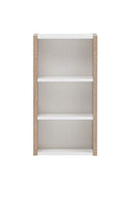 Schildmeyer Trient Scaffale 147491, Legno ingegnerizzato, Rovere Selvaggia/Bianco Lucido, 38 x 17 x 70,7 cm