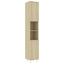 vidaXL Armadio da Bagno Bianco 30x30x179 cm in Truciolato