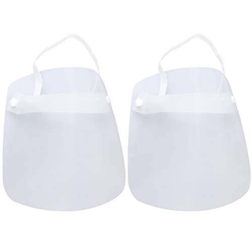 HEALLILY Visiera Protettiva Anti-Appannamento di Sicurezza per Visiere Anti-Appannamento di Sicurezza per Scudo Completo da 2 Pezzi per Proteggere Gli Occhi