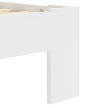 BIGTO - Struttura per letto in legno di pino massiccio, per camera da letto, stile C, colore: bianco, 180 x 200 cm