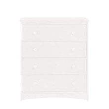 Ianqujiangxinqujianjunbaih Thin Comodino Bianco Camera comò con 4 cassetti in Legno 4 cassetti Armadio con Rotonde pomelli in Legno, la stabilità