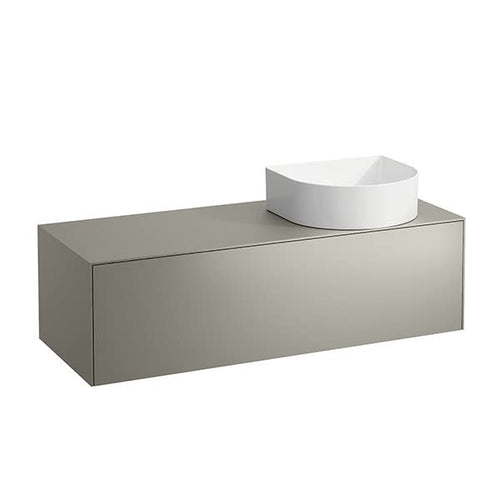 Laufen Cassettiera Running Sonar, 1 cassetto, Adatta per vaschette lavabo 812340, 812341, 812342, 812342, 812343, Apertura a Destra per lavabo, colorazione: Oro/Nero Marquina - H4054230341401