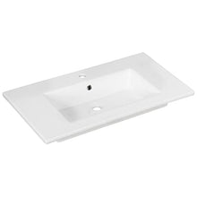 Facchellmann - Set di mobili da bagno B.Perfect, 4 pezzi, con mobiletto sottolavello, lavabo in ceramica, 80 cm e armadietto a LED