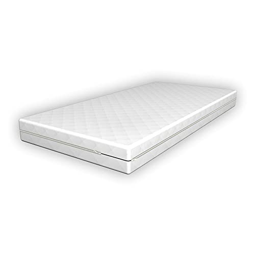 [neu.haus] Materasso a Schiuma Fredda 80 x 160 cm Materasso per Bambini Fodera Rimovibile Öko-Tex Standard 100 Made in EU