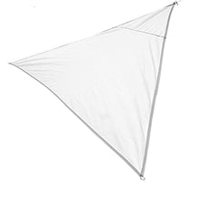 Gebor Outdoor – Schaduwdoek – Driehoek – Tuin – Balcone, Campeggio – Zomer – Stralen Uv – Wit – 3,6 x 3,6 x 3,6 m