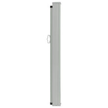 vidaXL Tenda da Sole Laterale Retrattile per Patio Privacy Automatica Schermo Parasole Frangivento 120x500 cm in Tessuto PU Rosso Telaio in Ferro