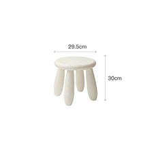 H-M-Shelf Bianco Piccola Panca Plastica Piccolo Sgabello Adulto Bagno Adulto Sgabello Doccia per Uso Domestico Sgabello Antiscivolo 30x29.5cm (Color : Blue)