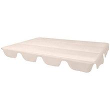 lyrlody- Tetto per Dondolo da Giardino Beige Universale,tettuccio per Dondolo per Ricambio Tettuccio Parasole, in Poliestere con Rivestimento Impermeabile, 200 x 150 cm
