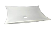 1 x lavabo in ceramica quadrato, lavandino in ceramica, lavabo da bagno 56,5 x 38 cm