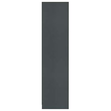 Armadio Aperto Camera da Letto con 3 Piccoli Scomparti 1 Ampio Scomparto con Asta per Appendere i Vestiti 100 x 50 x 200 cm Grigio