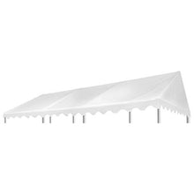 Festnight Tetto di Ricambio per Gazebo da Giardino, Copertura Superiore per Gazebo, Ricambio Copertura Gazebo in PVC 500 g/m² Bianco 6x4 m