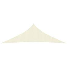 vidaXL Vela Parasole 160 g/m² Crema 4x4x5,8 m in HDPE